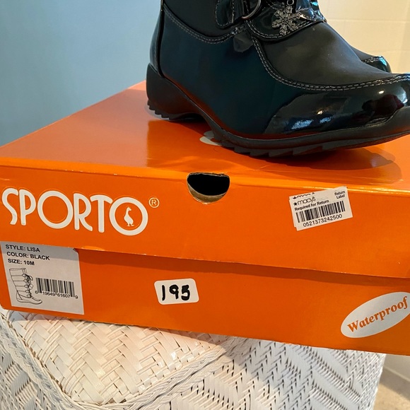 Sporto black winter boots. - Picture 3 of 5